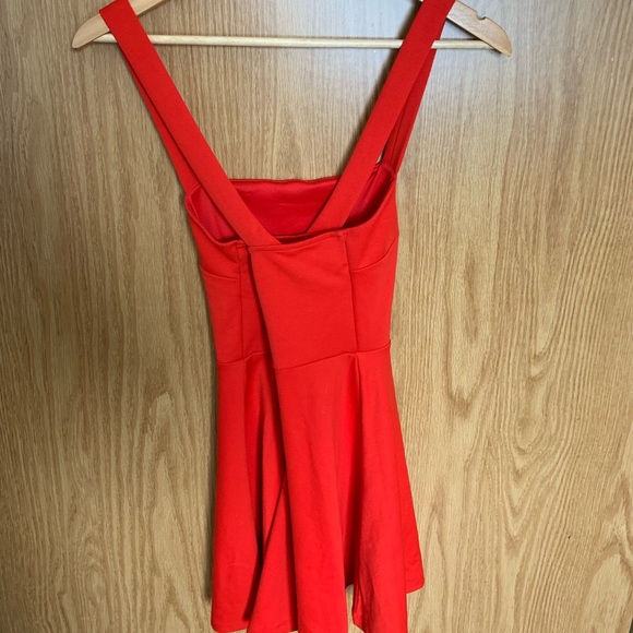 Red Mini Dress - Picture 3 of 4